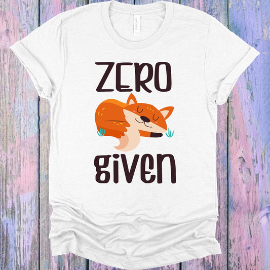 Zero Fox Given Graphic Tee Graphic Tee