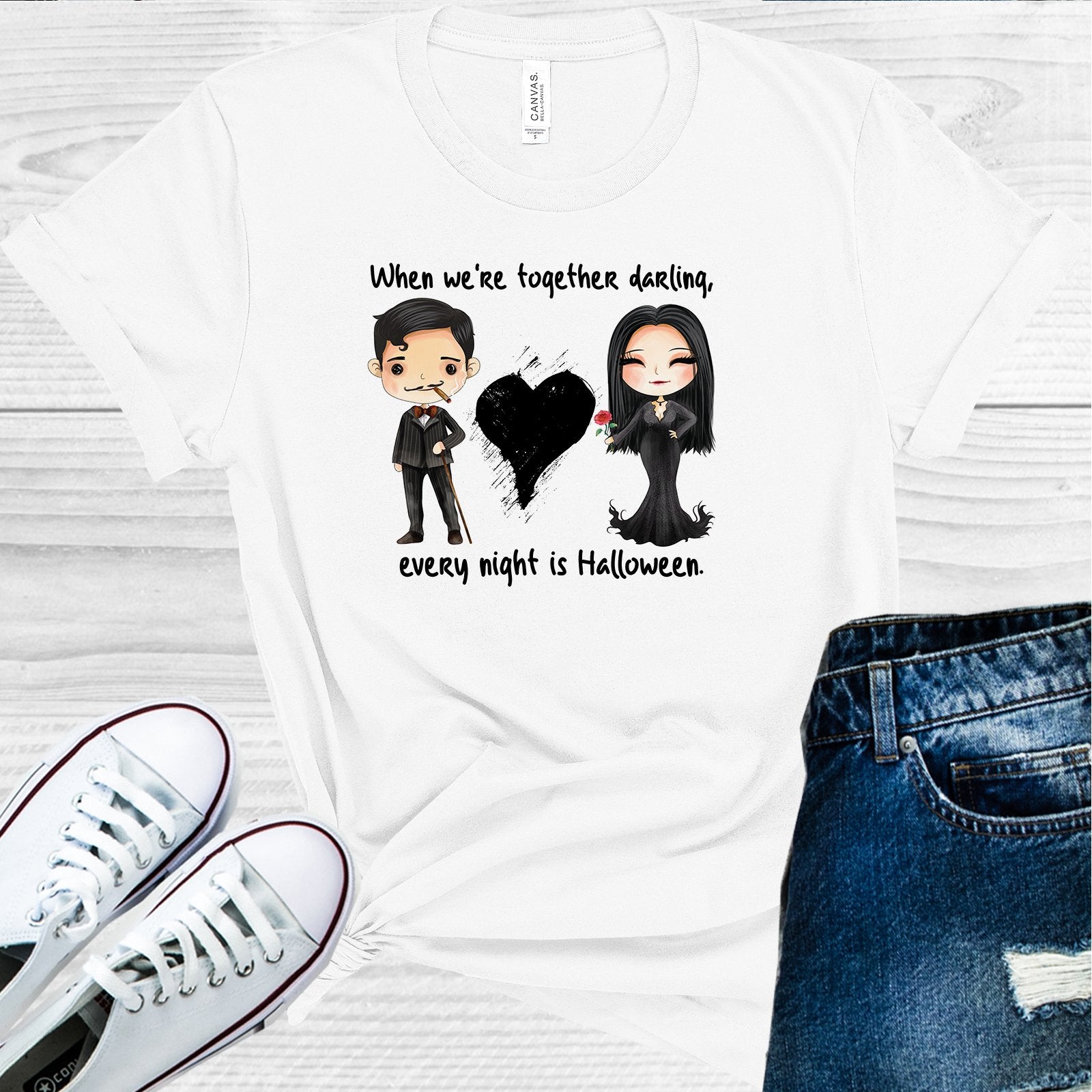 When Were Together Darling Every Night Is Halloween Graphic Tee Graphic Tee