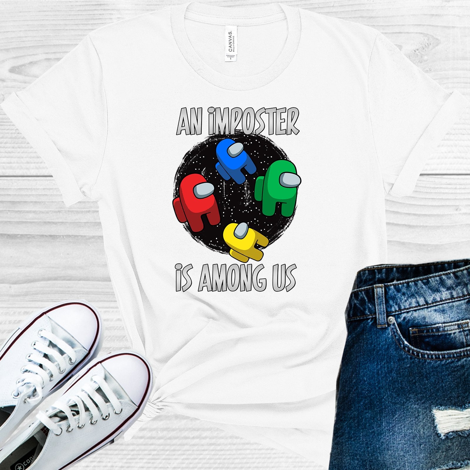 An Imposter Is Among Us Graphic Tee Graphic Tee