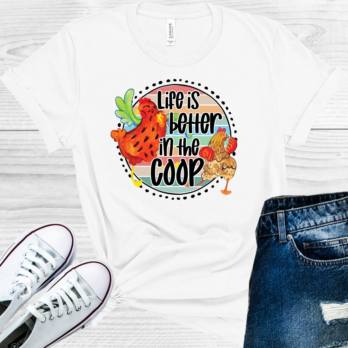 Life Is Better In The Coop Graphic Tee Graphic Tee