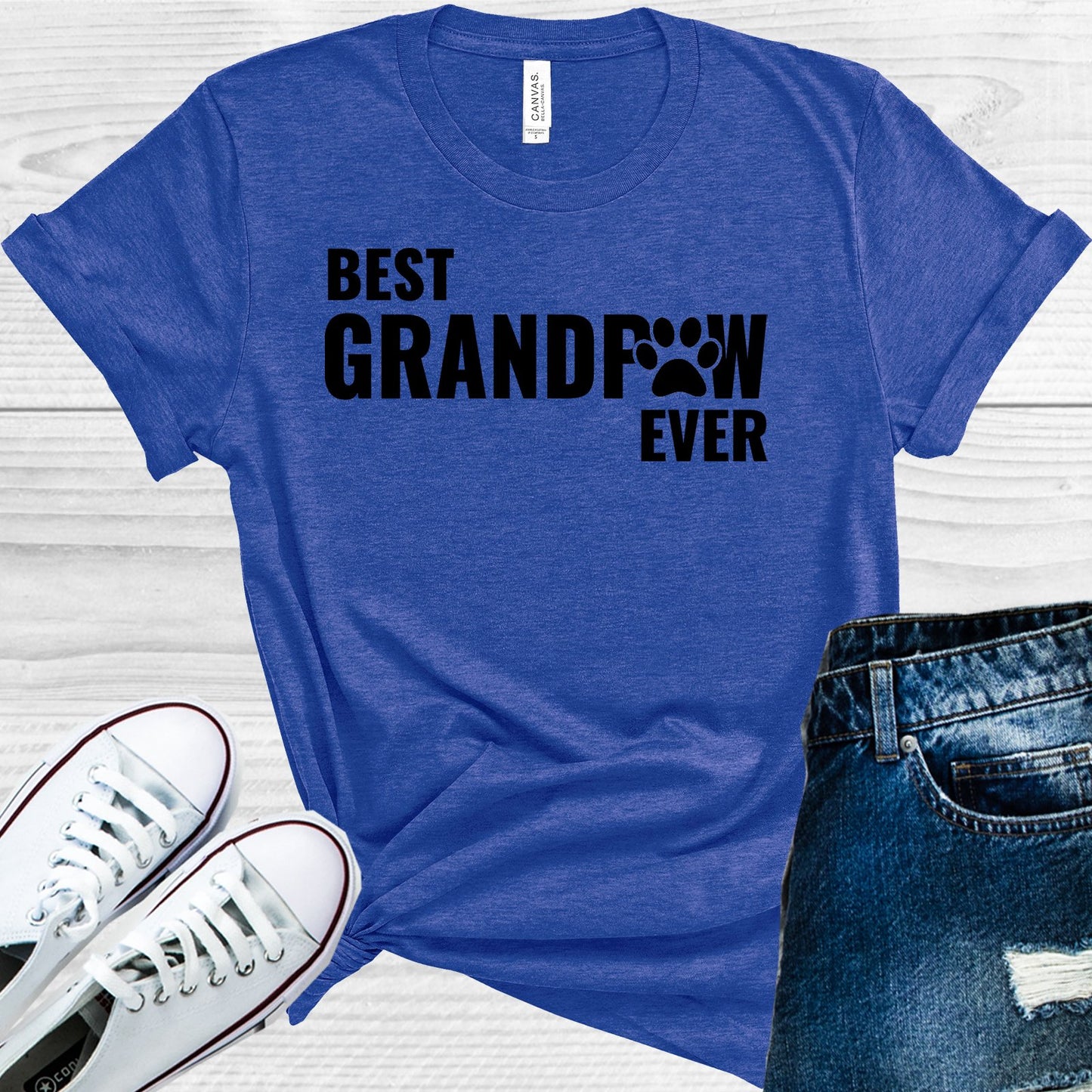 Best Grandpaw Ever Graphic Tee Graphic Tee