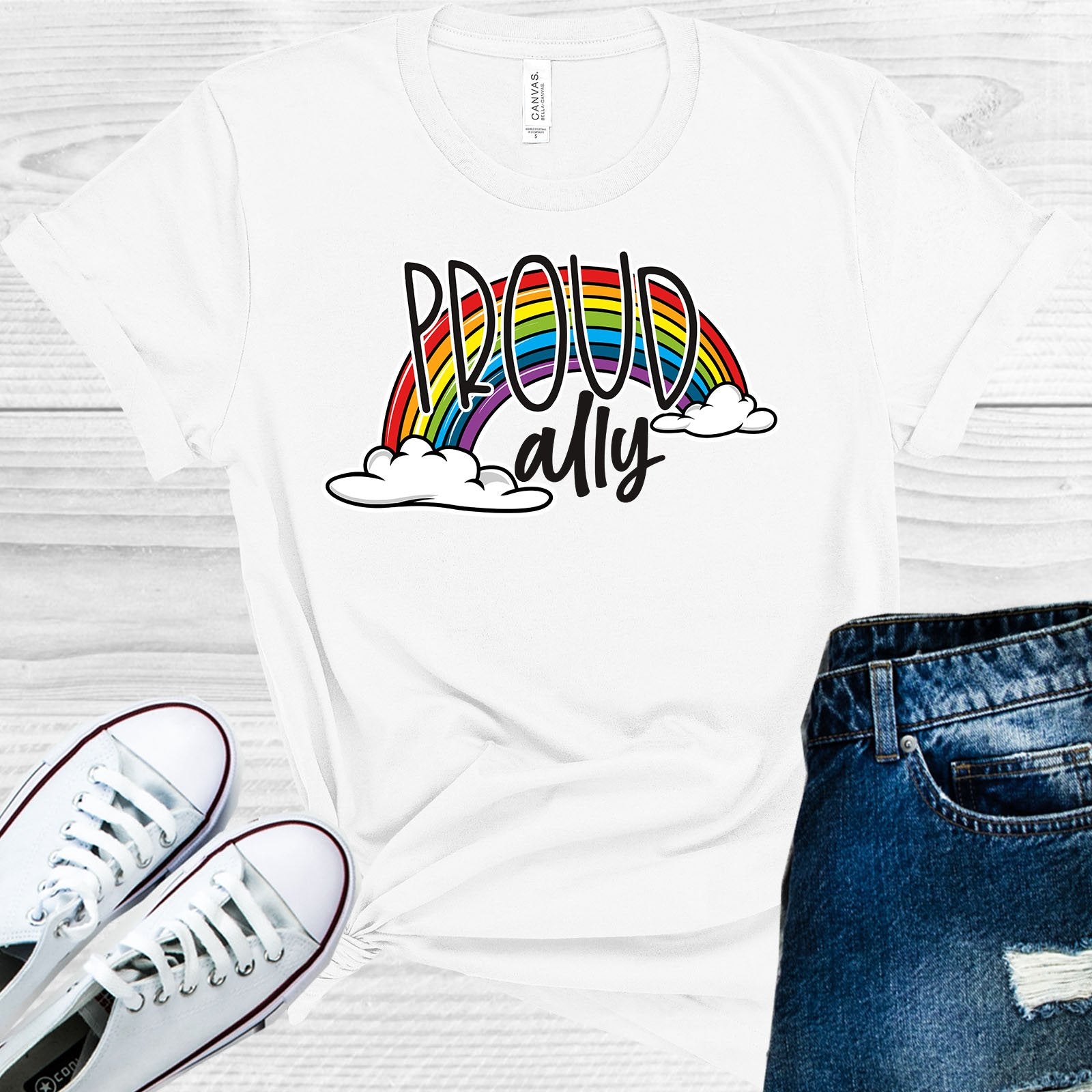 Proud Ally Graphic Tee Graphic Tee