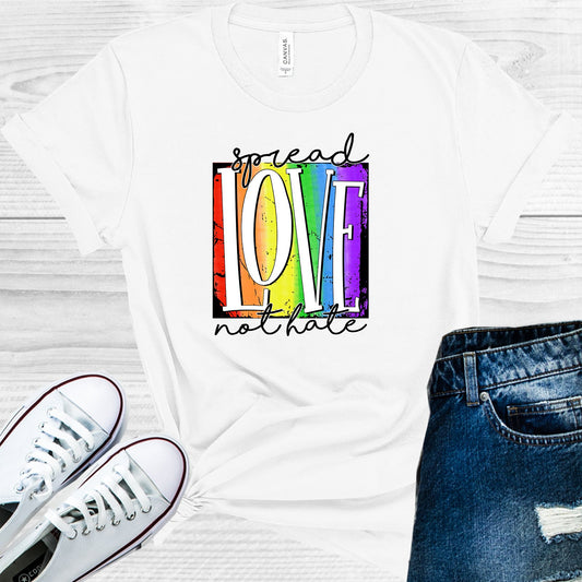 Spread Love Not Hate Graphic Tee Graphic Tee
