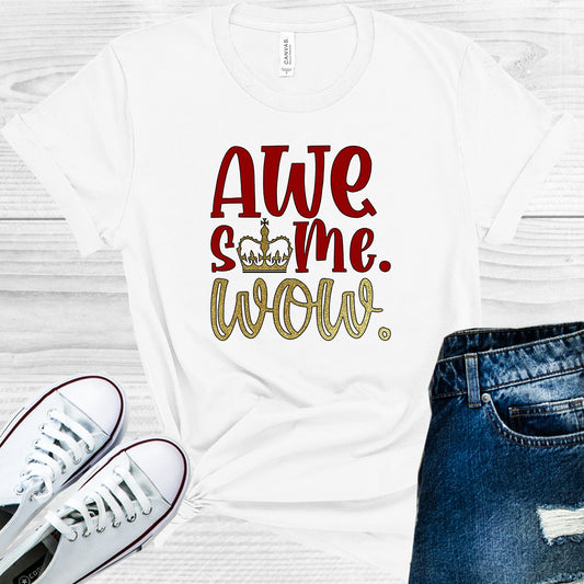 Awesome Wow Graphic Tee Graphic Tee