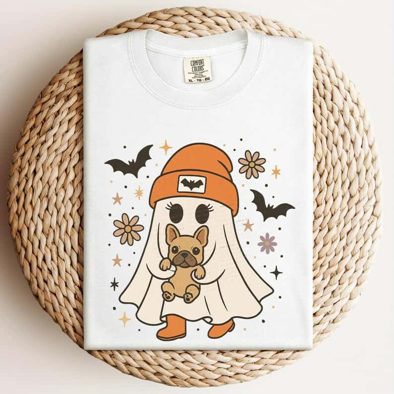 Ghost Frenchie Graphic Tee