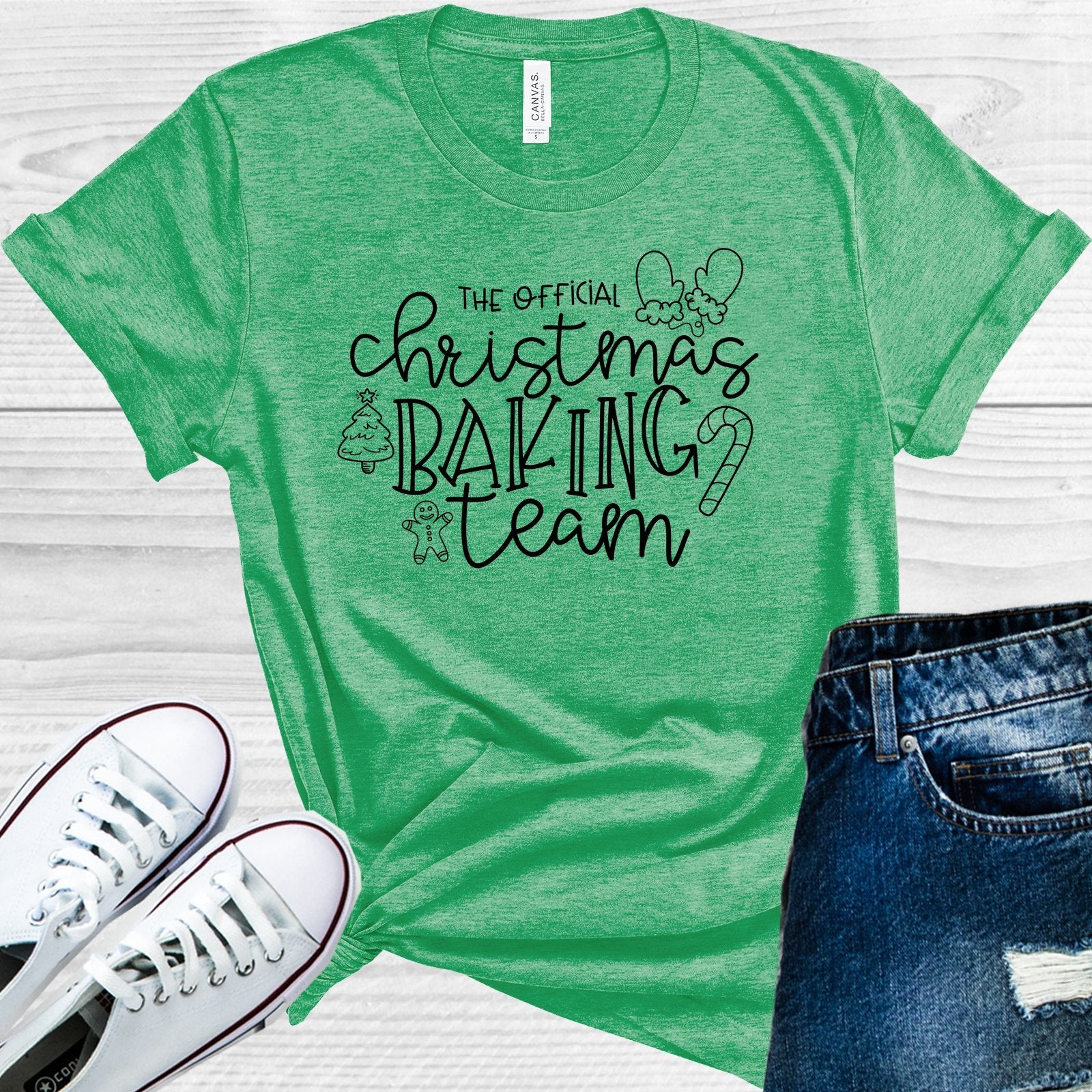 Official Christmas Baking Team Graphic Tee Graphic Tee