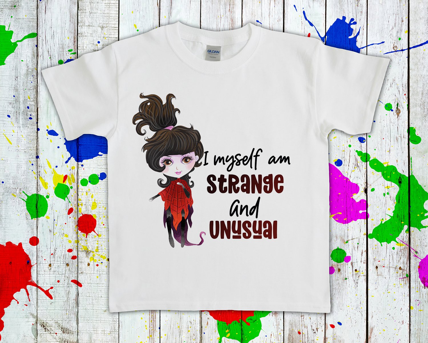 I Myself Am Strange And Unusual Graphic Tee Graphic Tee