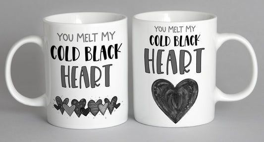 You Melt My Cold Black Heart (Big Version) Mug Coffee