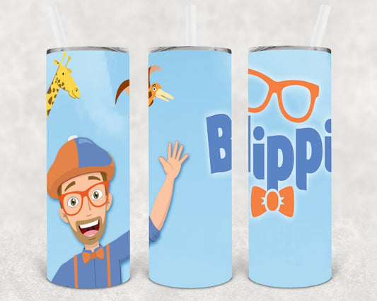 Blippi 20 Oz Skinny Tumbler
