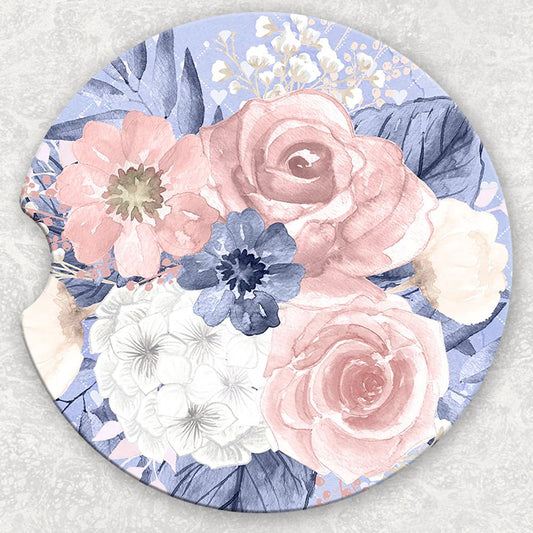 Car Coaster Set - Floral