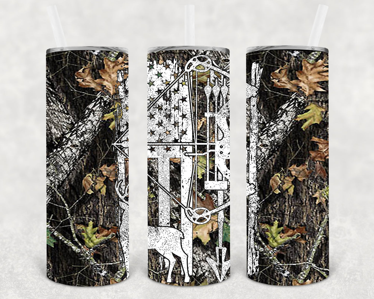 Bow Hunting 20 Oz Skinny Tumbler