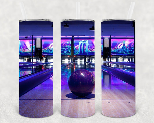 Bowling 20 Oz Skinny Tumbler