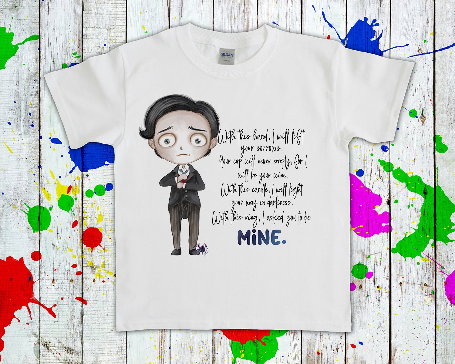 With This Ring I Asked You To Be Mine Graphic Tee Graphic Tee