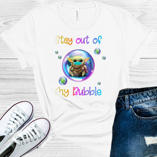 Stay Out Of My Bubble Graphic Tee Graphic Tee