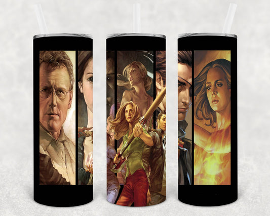 Buffy The Vampire Slayer Skinny 20 Oz Tumbler