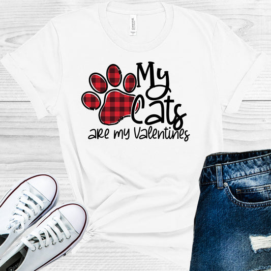 My Cats Are Valentine Graphic Tee Graphic Tee