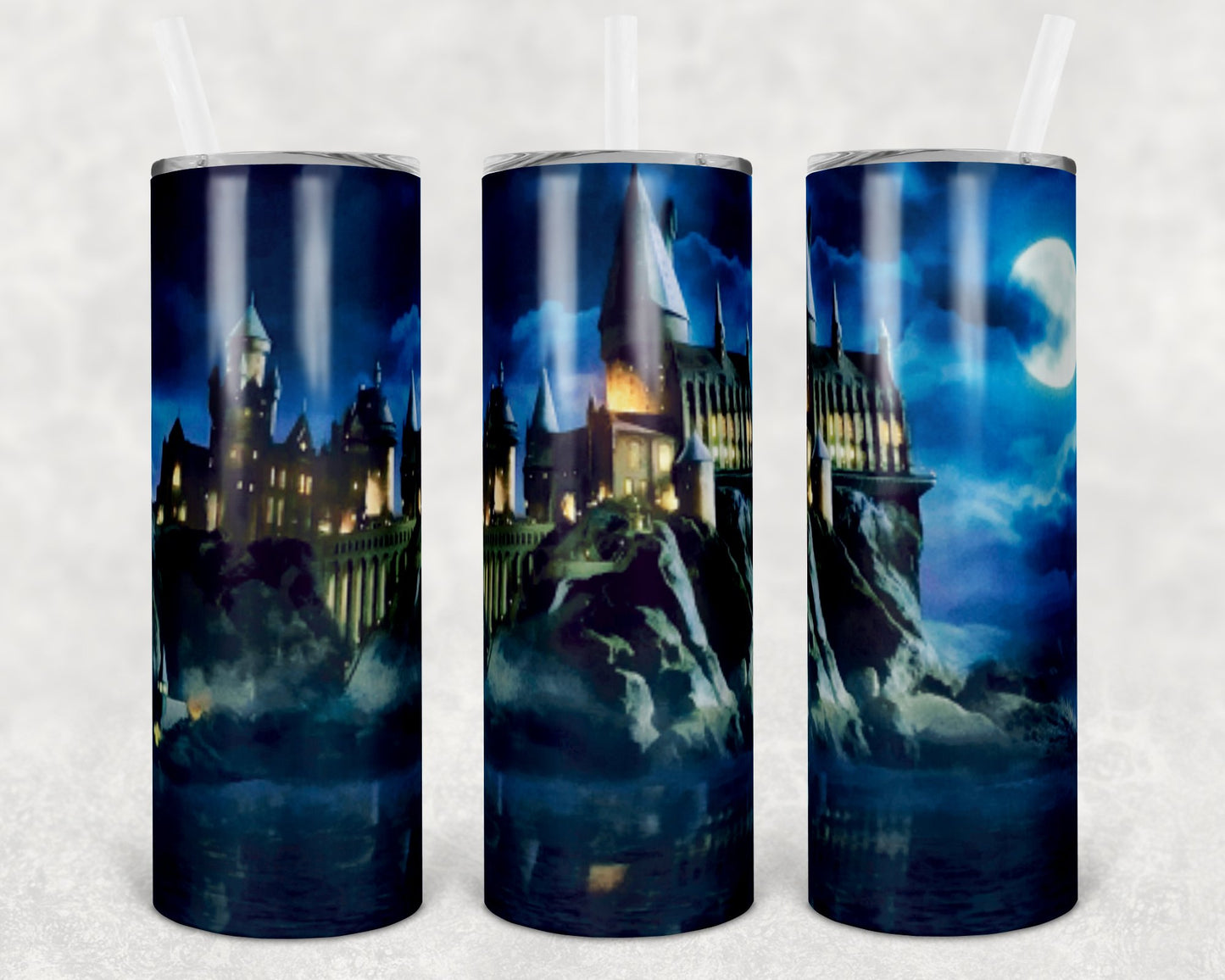 Harry Potter Castle 20 Oz Skinny Tumbler