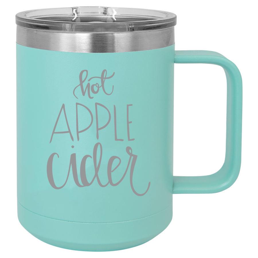 Hot Apple Cider 15 Oz Polar Camel Coffee Mug With Sliding Lid