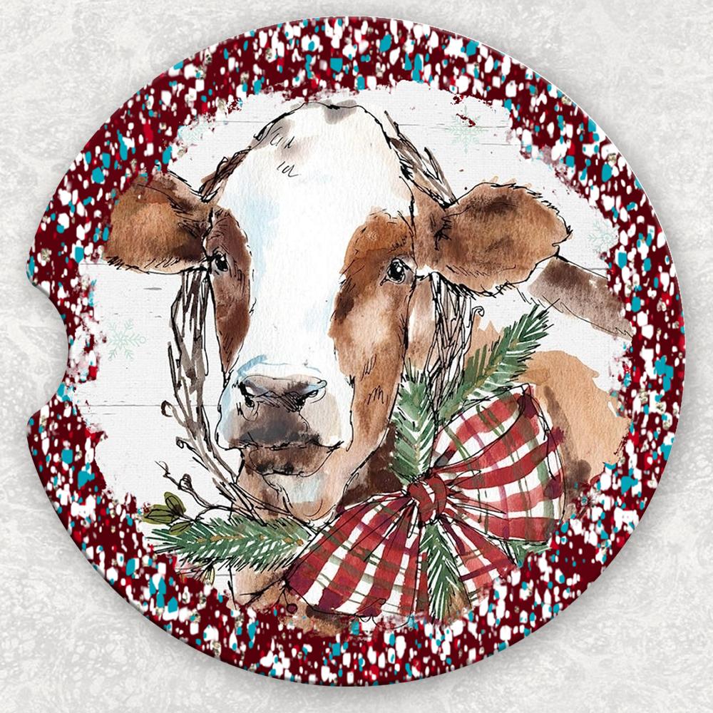 Car Coaster Set - Cow