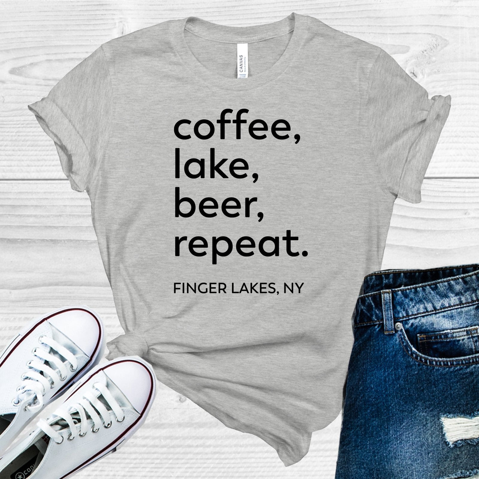 Coffee Lake Beer Repeat Graphic Tee Graphic Tee