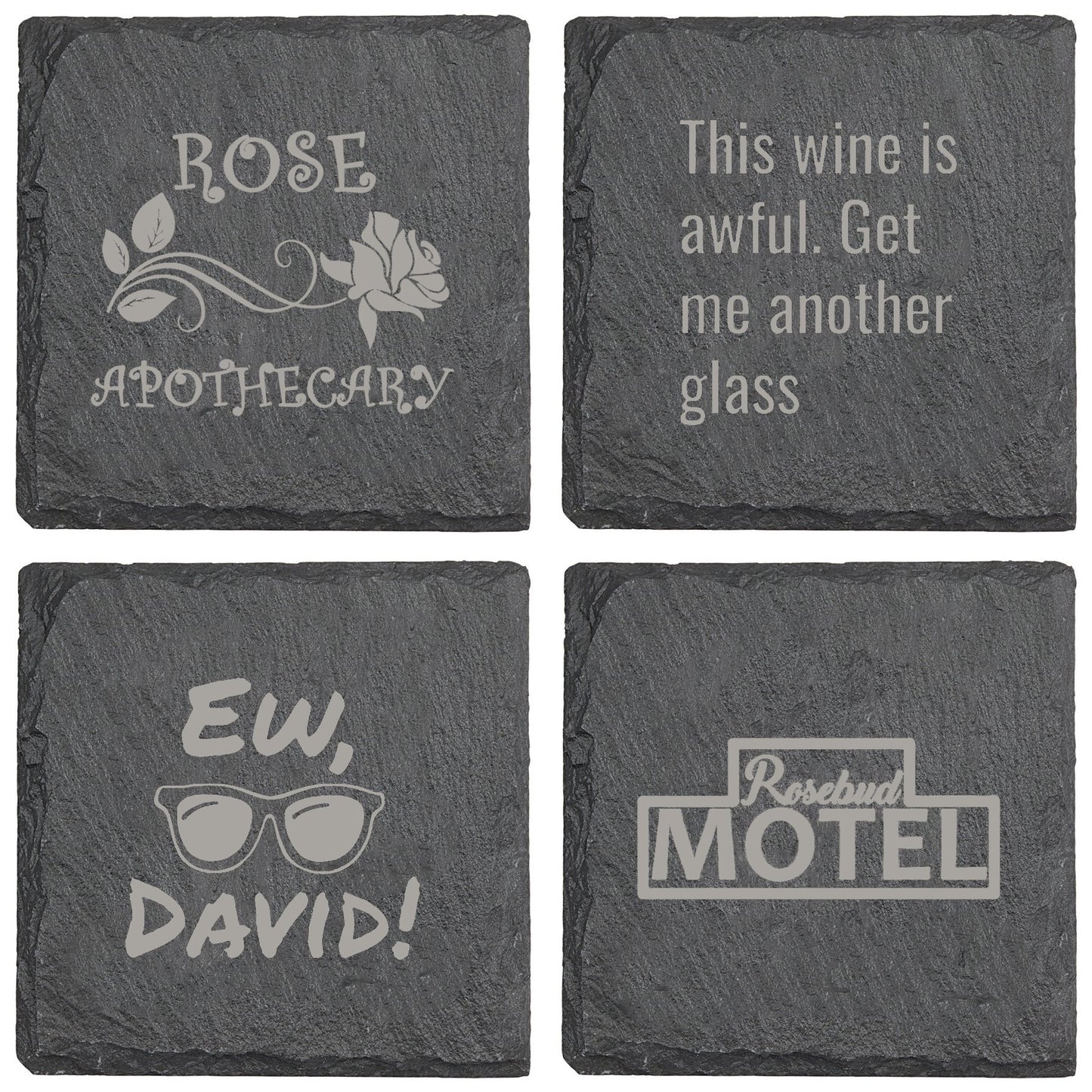 Schitts Creek Ew David Slate Coaster