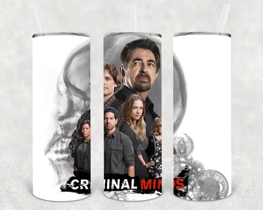 Criminal Minds 20 Oz Skinny Tumbler