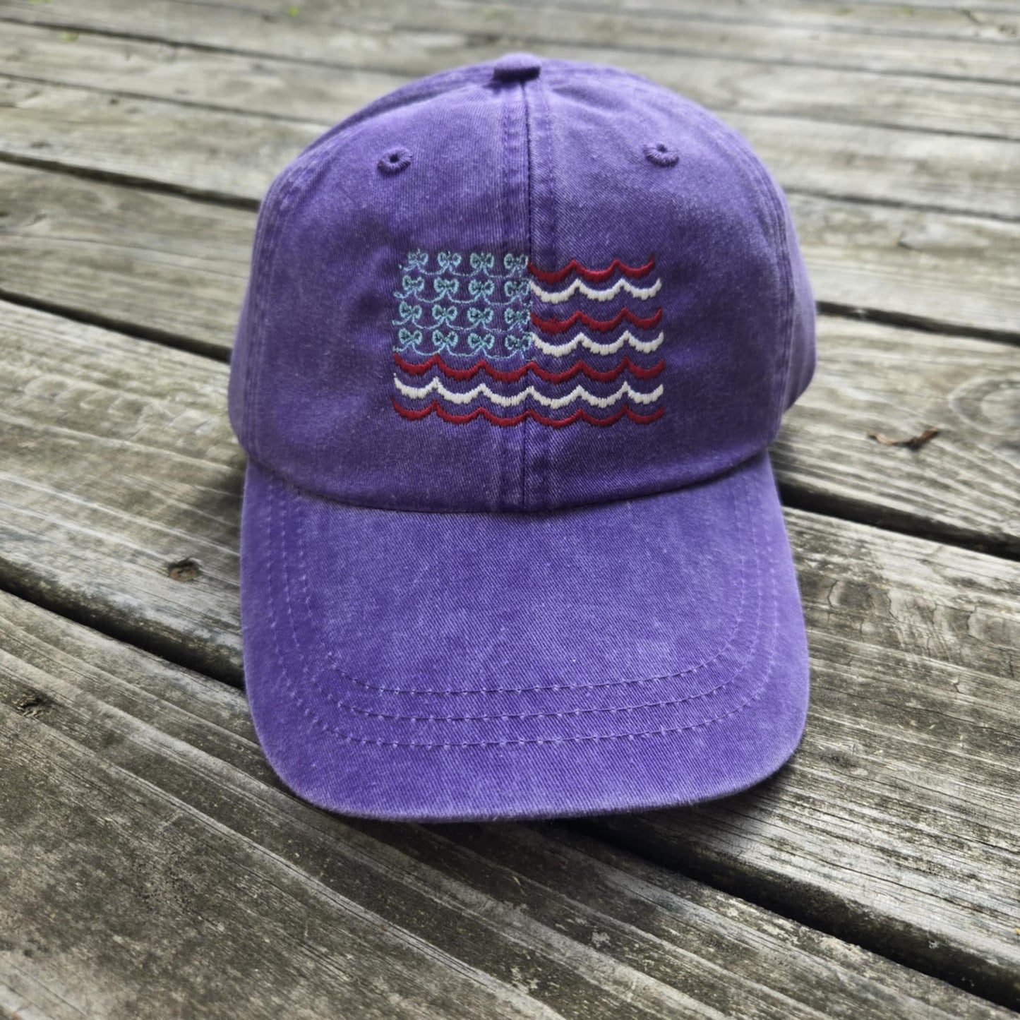 Coquette Flag Embroidered Cap