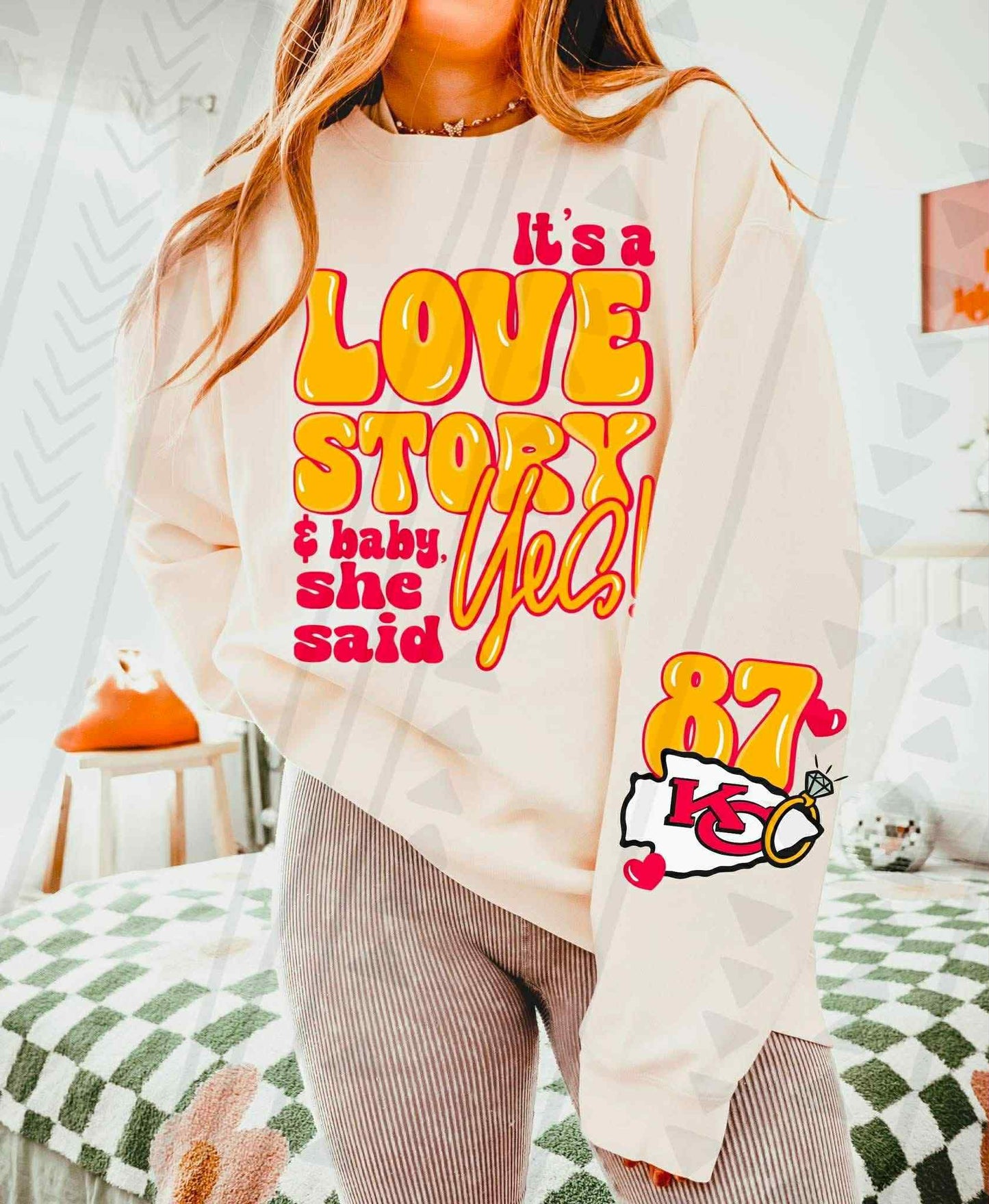 It's a Love Story Graphic Tee