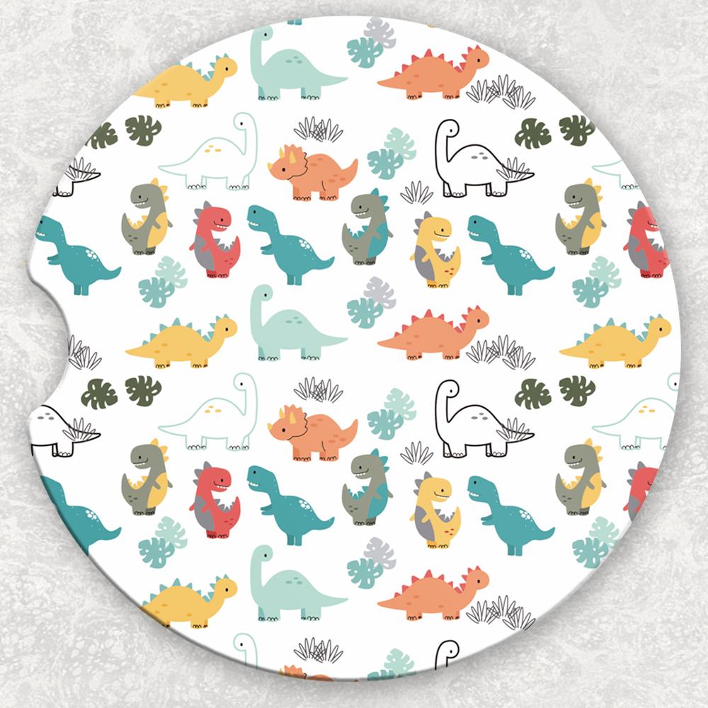Car Coaster Set - Dinosaurs