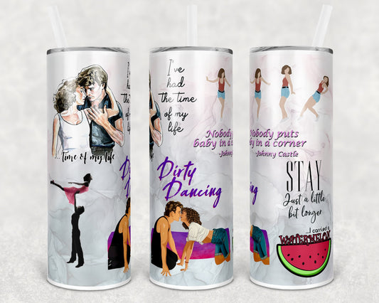 Dirty Dancing 20 Oz Skinny Tumbler
