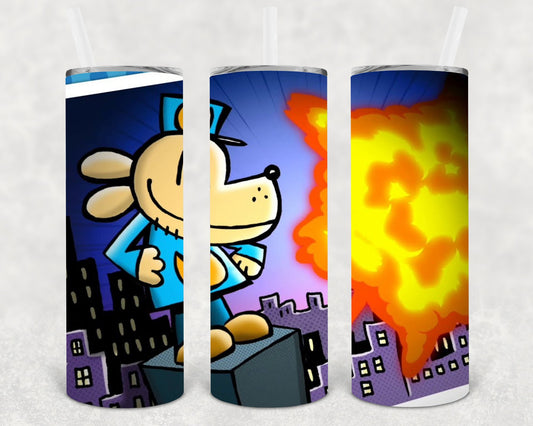 Dogman 20 Oz Skinny Tumbler