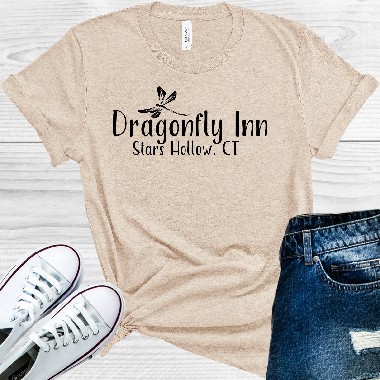 Gilmore Girls: Dragonfly Inn Stars Hollow Ct Graphic Tee Graphic Tee