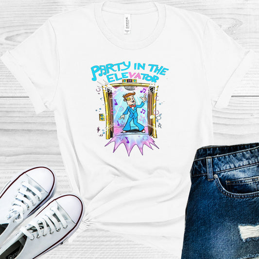 Party In The Elevator Graphic Tee Graphic Tee