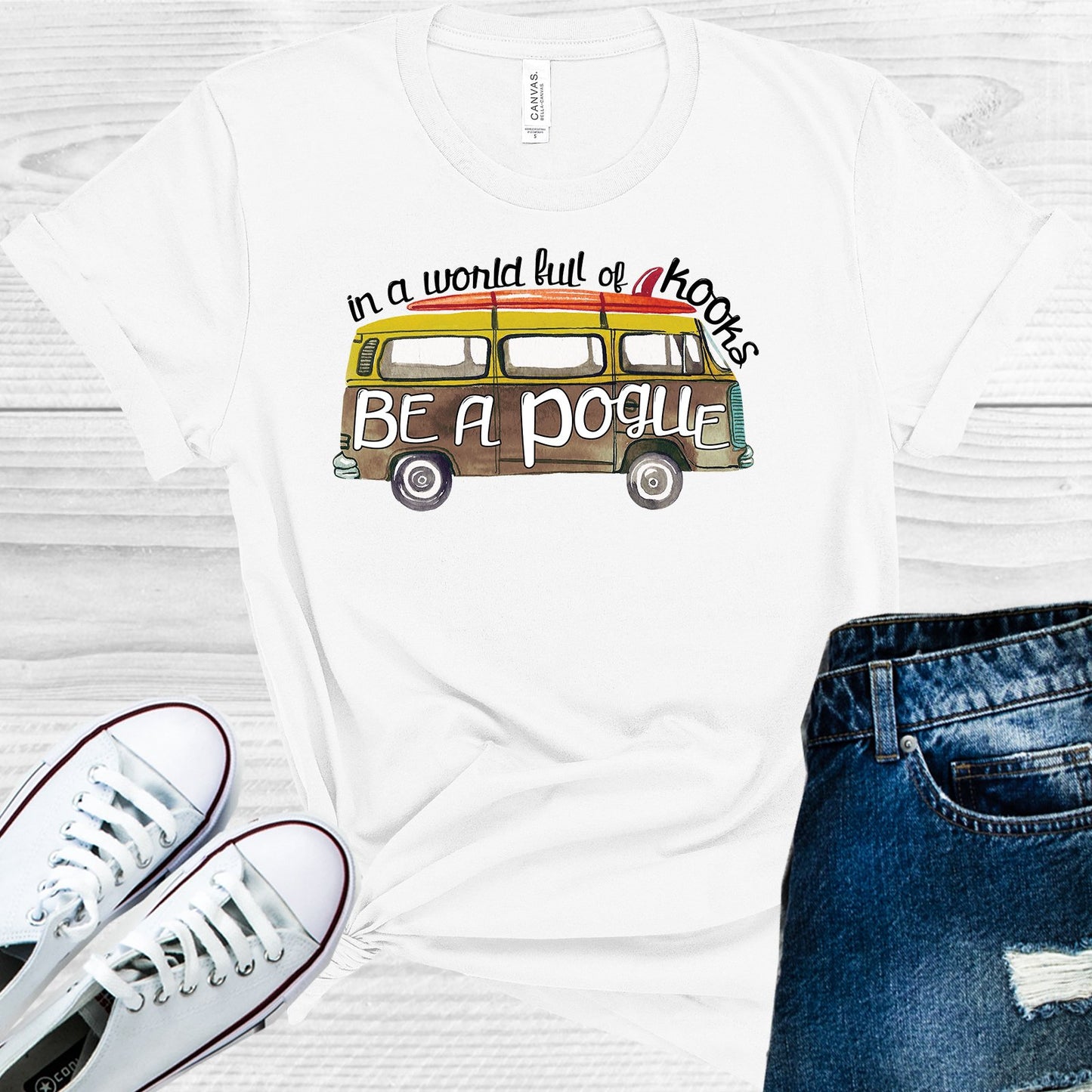 Outer Banks: In A World Full Of Kooks Be Pogue Graphic Tee Graphic Tee