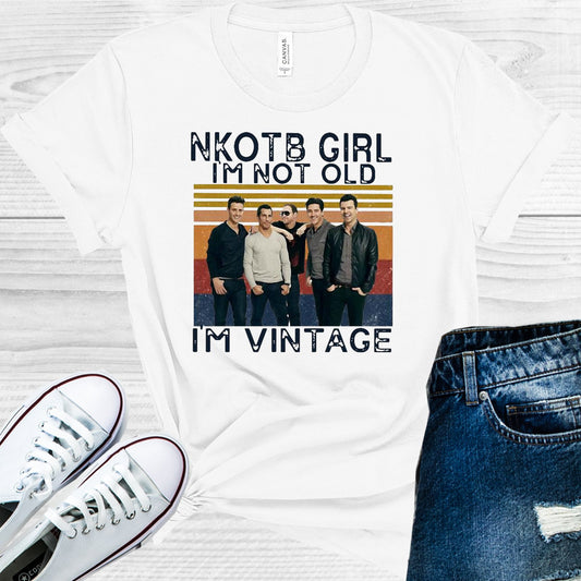 Nkotb Girl Im Not Old Vintage Graphic Tee Graphic Tee