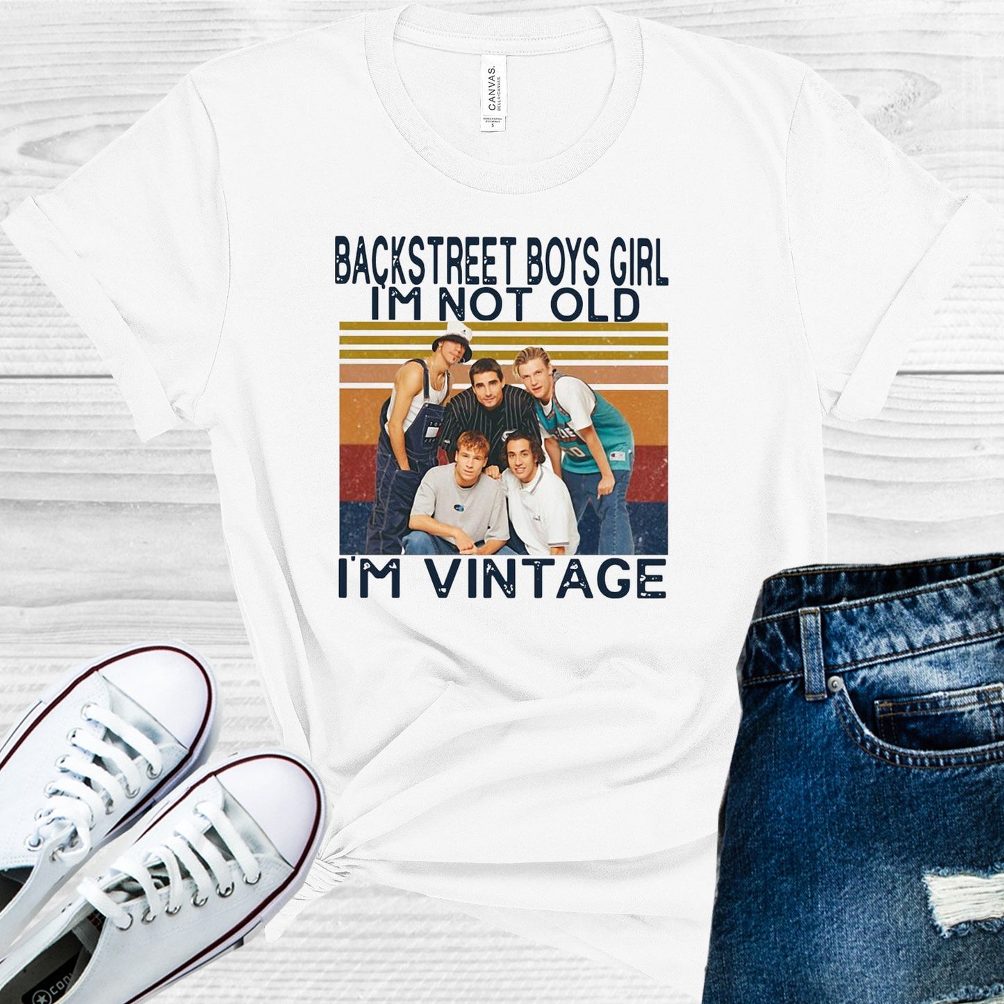 Backstreet Boys Girl Im Not Old Vintage Graphic Tee Graphic Tee