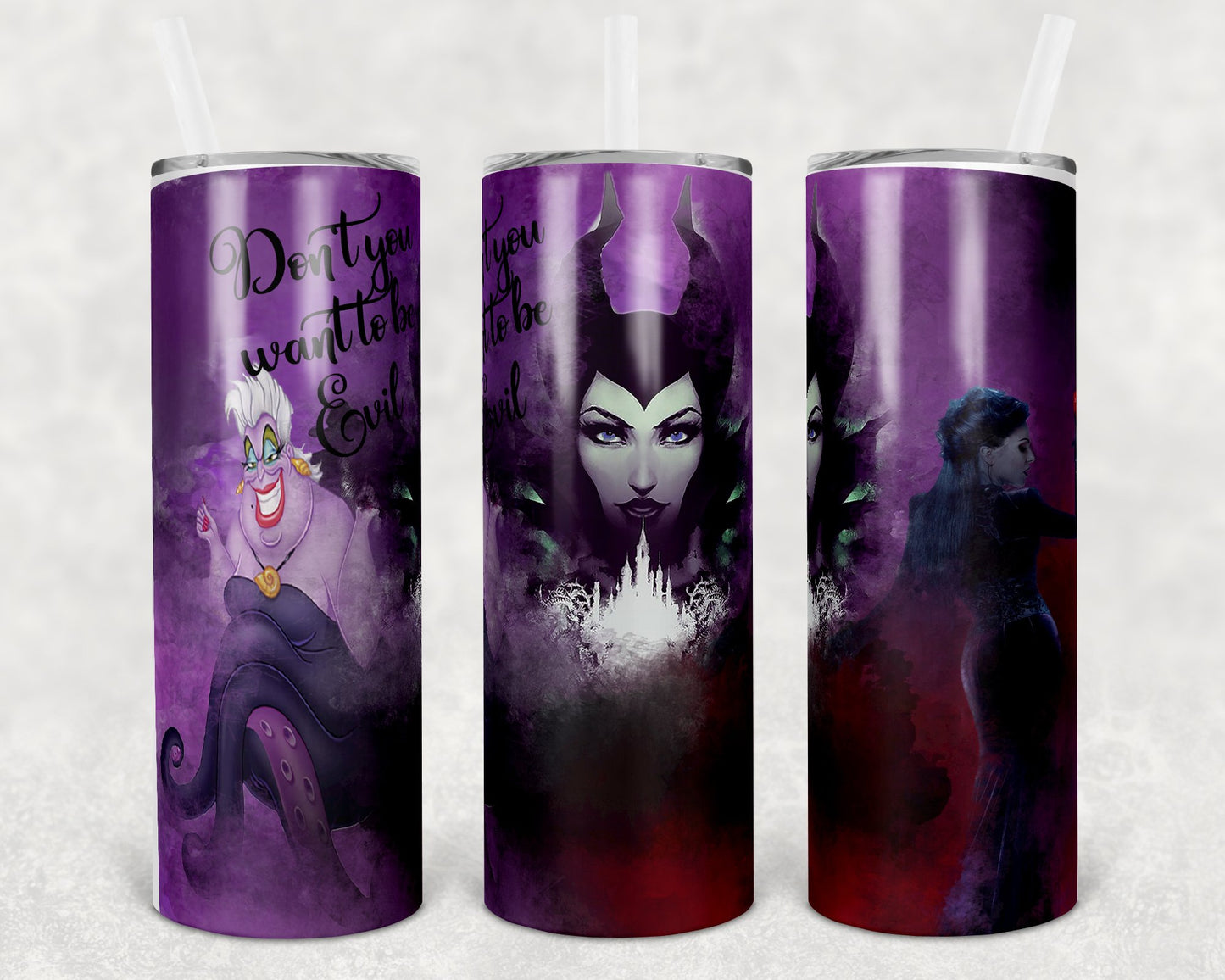 Dont You Want To Be Evil 20 Oz Skinny Tumbler