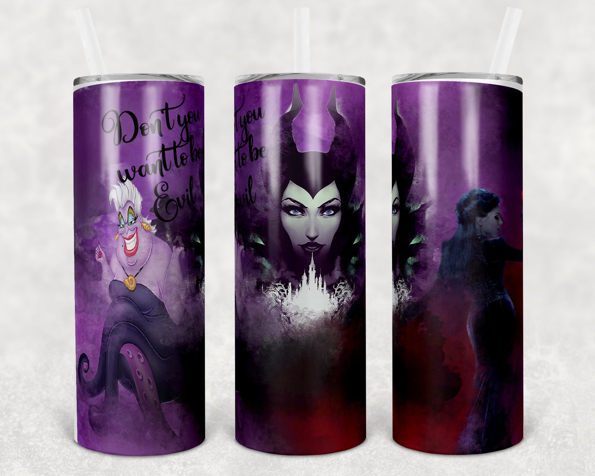 Dont You Want To Be Evil 20 Oz Skinny Tumbler