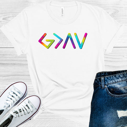 God Is Greater Than The Ups And Downs Graphic Tee Graphic Tee
