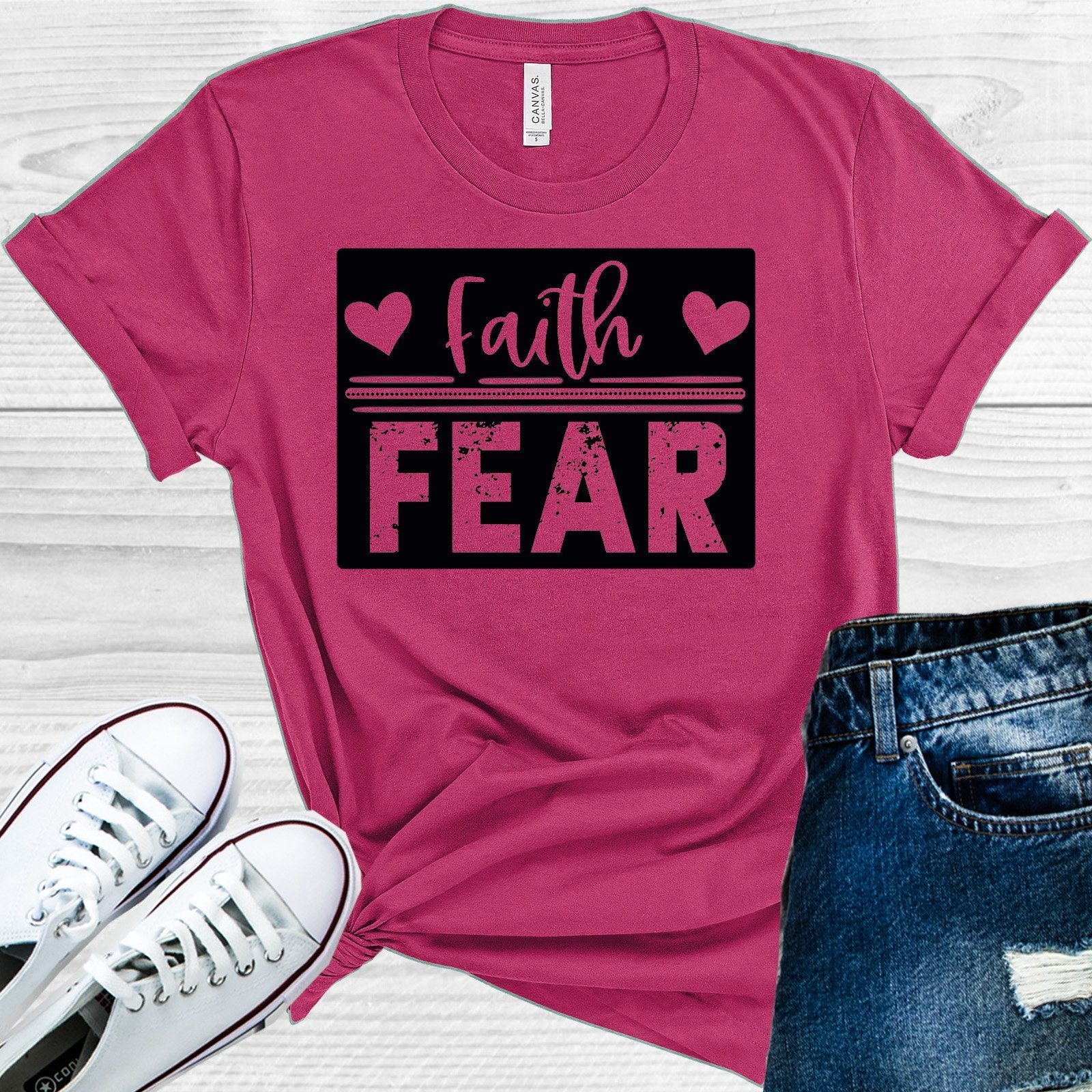 Faith Over Fear Graphic Tee Graphic Tee