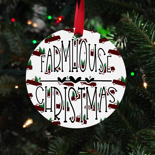 Farmhouse Christmas Ornament