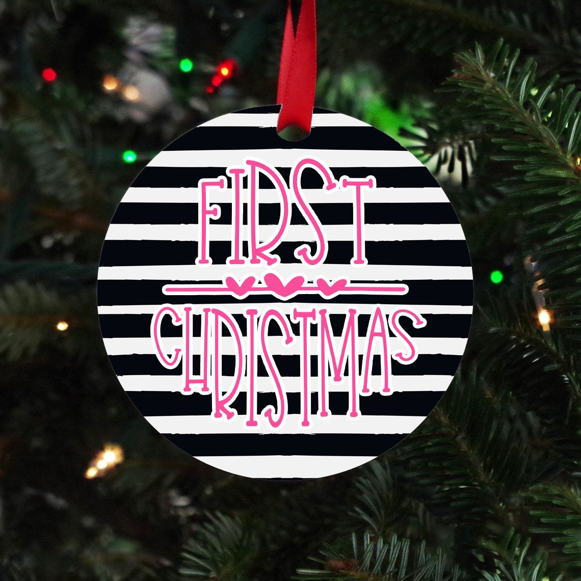 First Christmas (Pink) Ornament