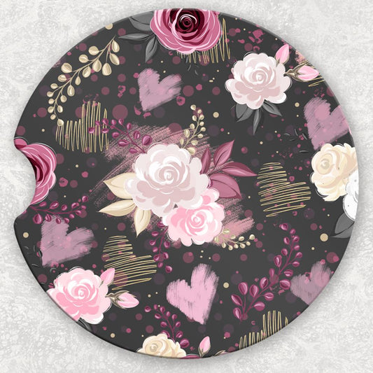 Car Coaster Set - Floral