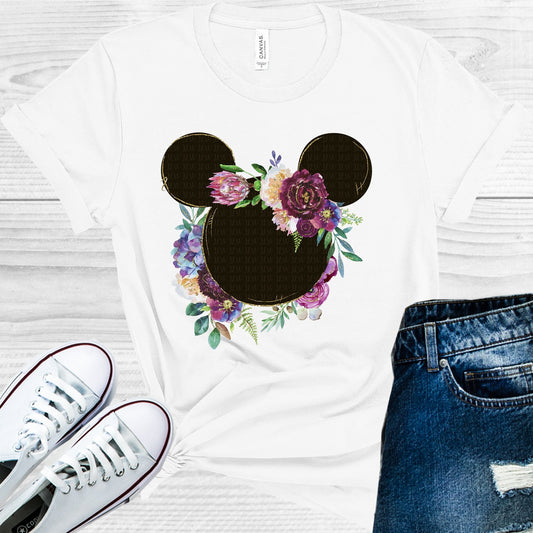 Floral Mouse Graphic Tee Graphic Tee