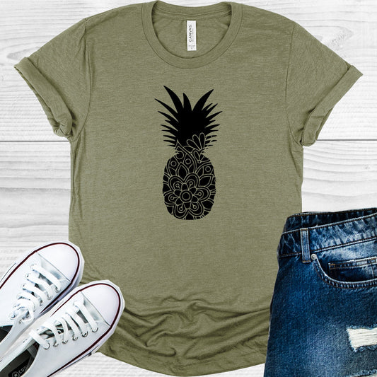 Pineapple Mandala Graphic Tee Graphic Tee