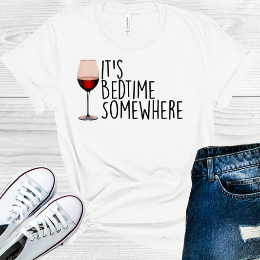 Its Bedtime Somewhere Graphic Tee Graphic Tee