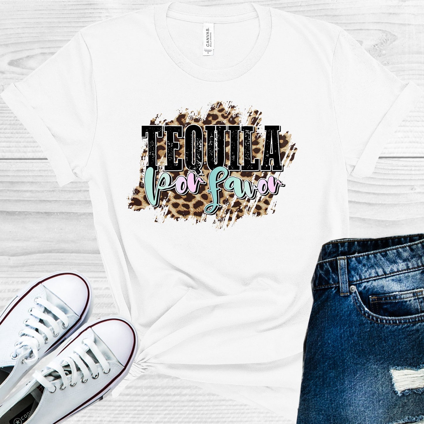 Tequila Por Favor Graphic Tee Graphic Tee