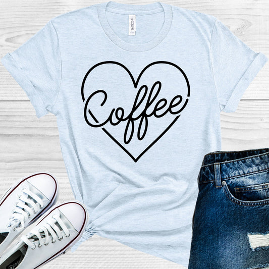 Coffee Heart Graphic Tee Graphic Tee