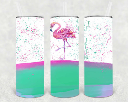 Dont Make Me Put My Foot Down 20 Oz Skinny Tumbler