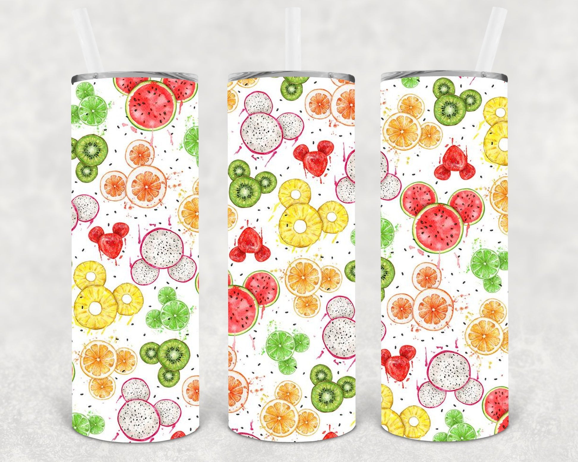 Disney Fruit 20 Oz Skinny Tumbler